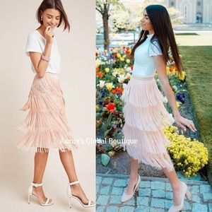 Velma fringed skirt
